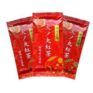  【産地直売】※8月16日より発送※リーフ 限定発酵 火ノ丸紅茶 茶葉 3袋 (茶)