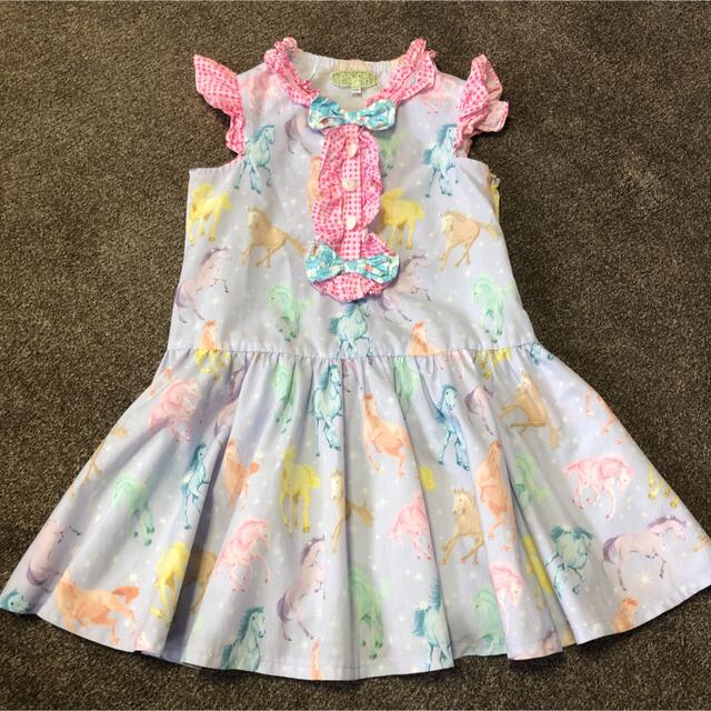 fafa(フェフェ)のフェフェ　ワンピース120 キッズ/ベビー/マタニティのキッズ服女の子用(90cm~)(ワンピース)の商品写真