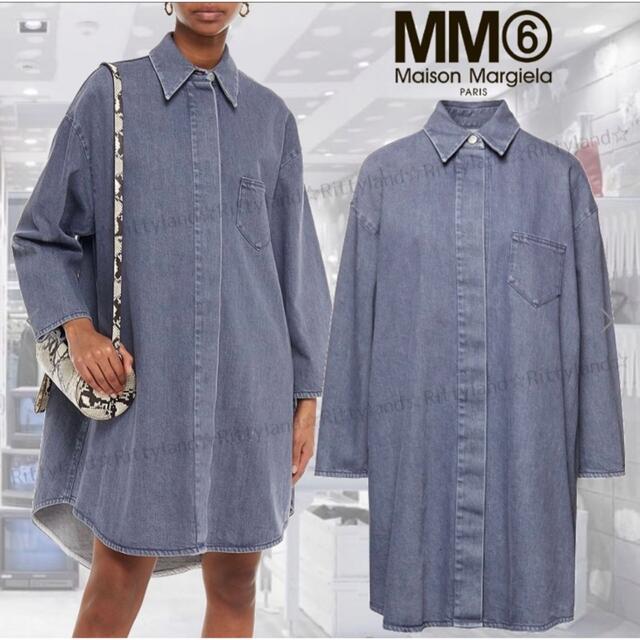 ひざ丈ワンピース ☆MM6 Maison Margiela☆オーバーサイズ デニム