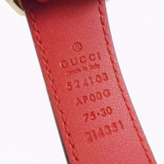 Gucci(グッチ)のグッチ ダブルGバックル ベルト 1点 75・30 AY2406W レディースのファッション小物(ベルト)の商品写真