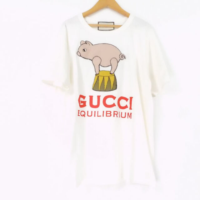 Gucci(グッチ)のグッチ EQUILIBRIUM Tシャツ 1点 XS AY2412A39 レディースのトップス(Tシャツ(半袖/袖なし))の商品写真