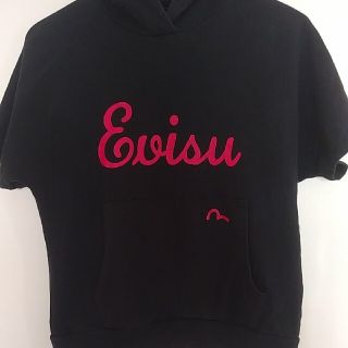 エビス(EVISU)のエビス　パーカー半袖　レディース美品(パーカー)