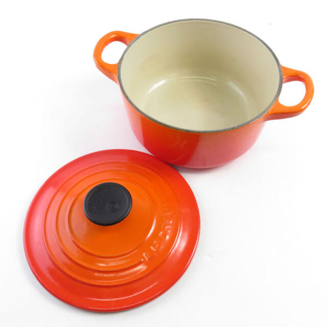LE CREUSET - ルクルーゼ ココットロンド 両手鍋 1点 16cm/1.3L LE CREUSET - ルクルーゼ ココットロンド 両手鍋 1点 16cm/1.3L