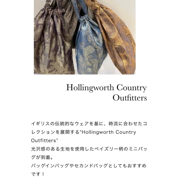 L'Appartement DEUXIEME CLASSE(アパルトモンドゥーズィエムクラス)の新品⭐︎アパルトモン HollingworthCountry レディースのバッグ(その他)の商品写真