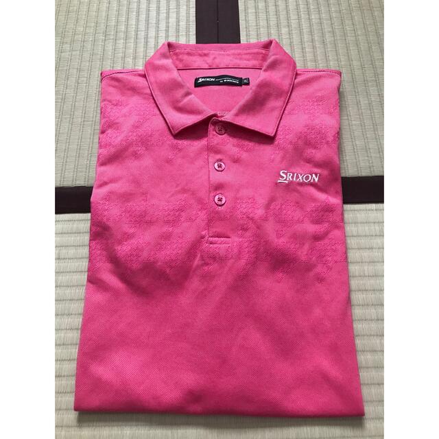 Srixon(スリクソン)のゴルフウェア　SRIXON メンズ　ポロシャツ　3L ピンク スポーツ/アウトドアのゴルフ(ウエア)の商品写真