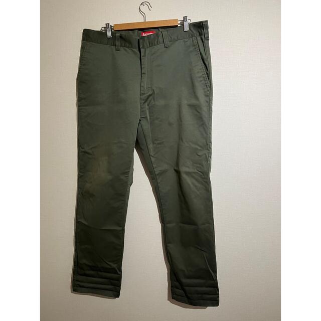 supreme work pants 36 khaki