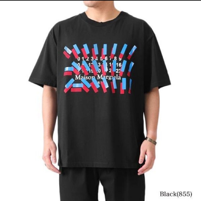 新品タグ付き 21SS メゾンマルジェラ M 46 Tシャツ 黒 バレンシアガ