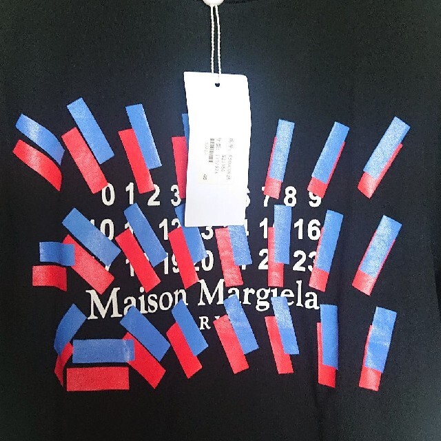 新品タグ付き 21SS メゾンマルジェラ M 46 Tシャツ 黒 バレンシアガ