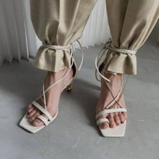 アメリヴィンテージ(Ameri VINTAGE)のAmeri VINTGE ♡ CHAIN CROSS SANDALS ♡(サンダル)