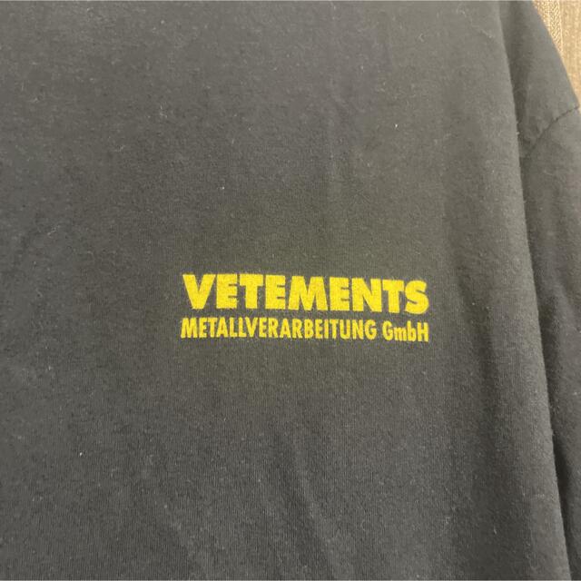 Vetements ヴェトモン メタル Tシャツ 正規取扱い店 レディース