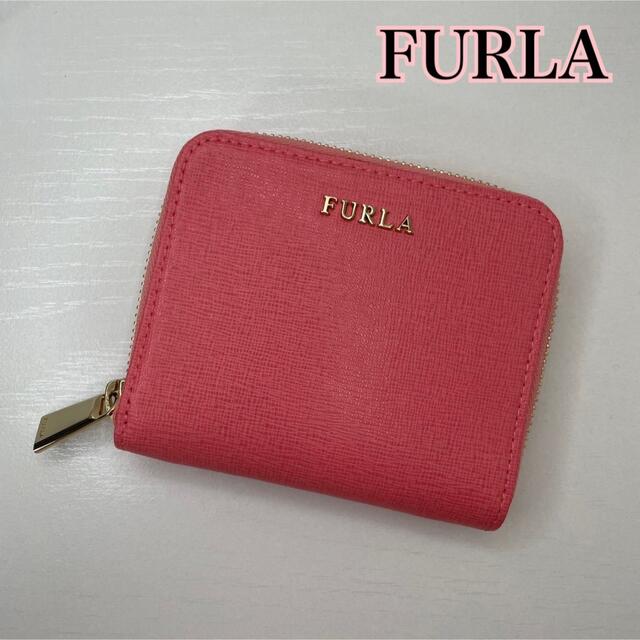 Furla(フルラ)の最終値下げ【美品】FURLA  ラウンドファスナー  二つ折り財布 レディースのファッション小物(財布)の商品写真