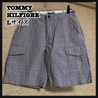 トミーヒルフィガー(TOMMY HILFIGER)の【トミーヒルフィガー】ハーフパンツ　チェック　花柄　総柄　ショートパンツ　12(ショートパンツ)