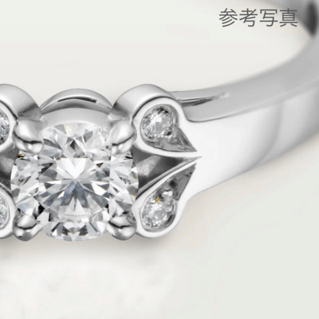 Cartier(カルティエ)のカルティエ　バレリーナソリテール　ダイヤモンドリング　プラチナ　婚約指輪　50 レディースのアクセサリー(リング(指輪))の商品写真