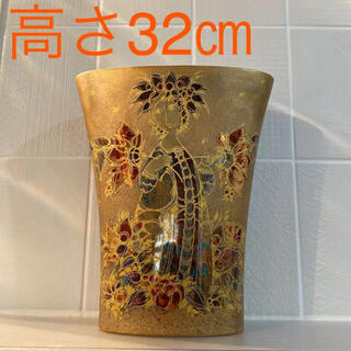 日本正規取扱商品 フラワーベース 花瓶 ローゼンタール Rosenthal 紙袋 22cm 細長 花瓶