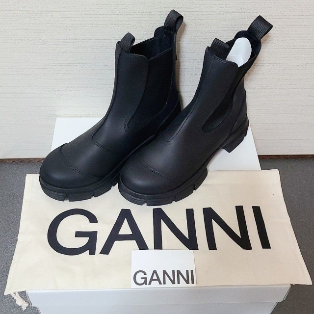 GANNI ガニー　リサイクルラバー ブーツ