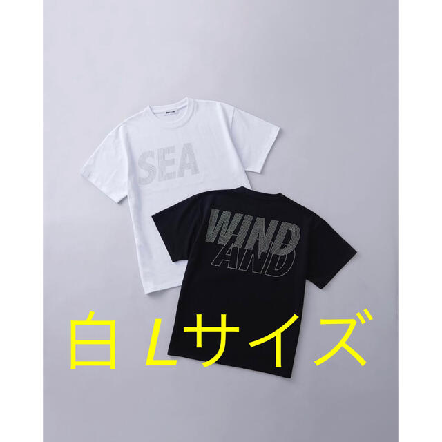 WIND AND SEA Rhine Stone S/S T-shirt L白