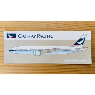 【非売品】キャセイパシフィック航空B777-200 A340-600ステッカー(航空機)