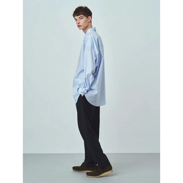 22SS ATON / COTTON LAWN OVERSIZED SHIRT