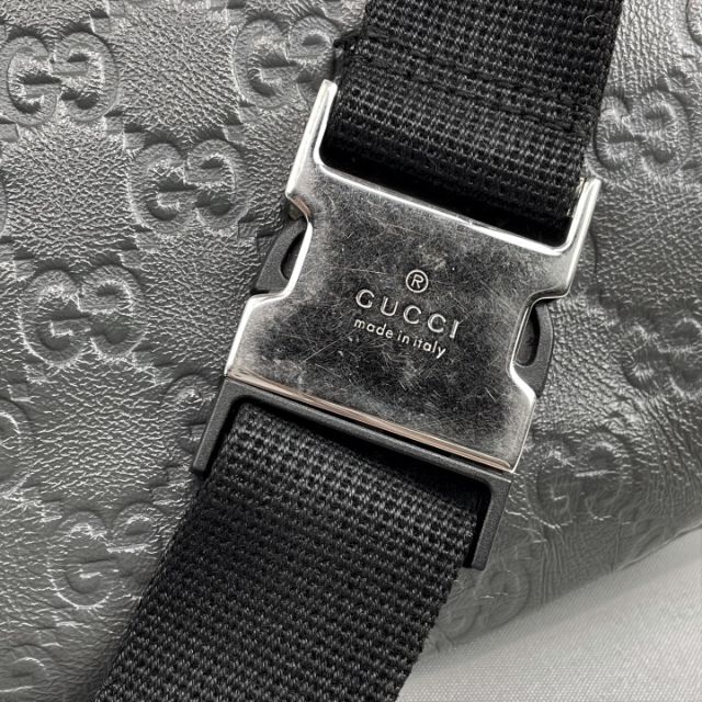 Gucci(グッチ)の■グッチ GUCCI■ グッチシマ ボディバッグ ウエストバッグ 大容量 GG柄 メンズのバッグ(ボディーバッグ)の商品写真