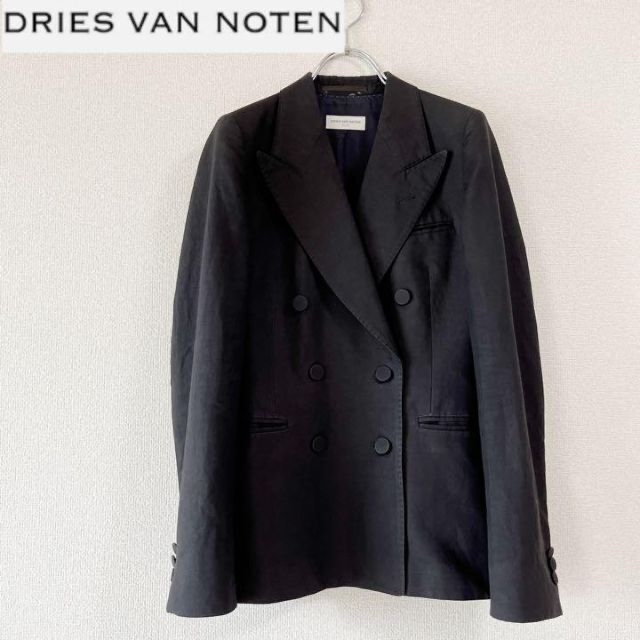 DRIES VAN NOTEN(ドリスヴァンノッテン)のDRIES VAN NOTEN ドリスヴァンノッテン ジャケット　ダブル　34 レディースのジャケット/アウター(テーラードジャケット)の商品写真