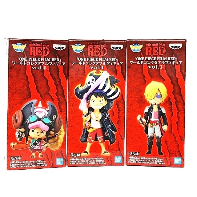 BANPRESTO - ⒉ ONE PIECE FILM RED ワールドコレクタブルフィギュア ...