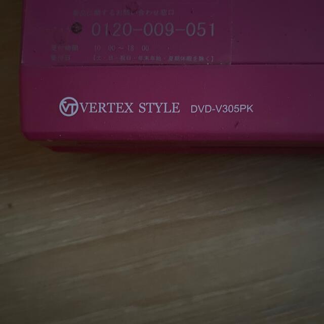 DVDプレーヤー　ピンク スマホ/家電/カメラのテレビ/映像機器(DVDプレーヤー)の商品写真