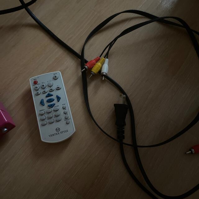 DVDプレーヤー　ピンク スマホ/家電/カメラのテレビ/映像機器(DVDプレーヤー)の商品写真