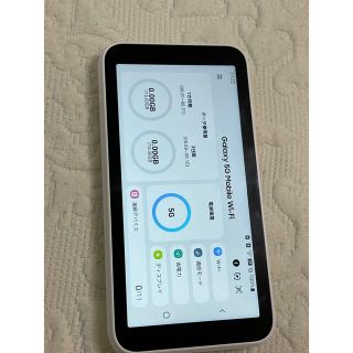 ギャラクシー(Galaxy)のGalaxy 5G Mobile Wi-Fi SCR01SWU ホワイト(その他)