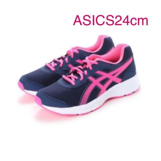 アシックス(asics)の24 キッズ アシックス スニーカー 　レザービーム　瞬足　ランニング　ジュニア(スニーカー)