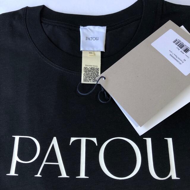 新品未着用 黒XS PATOU オーガニックコットン パトゥロゴTシャツ