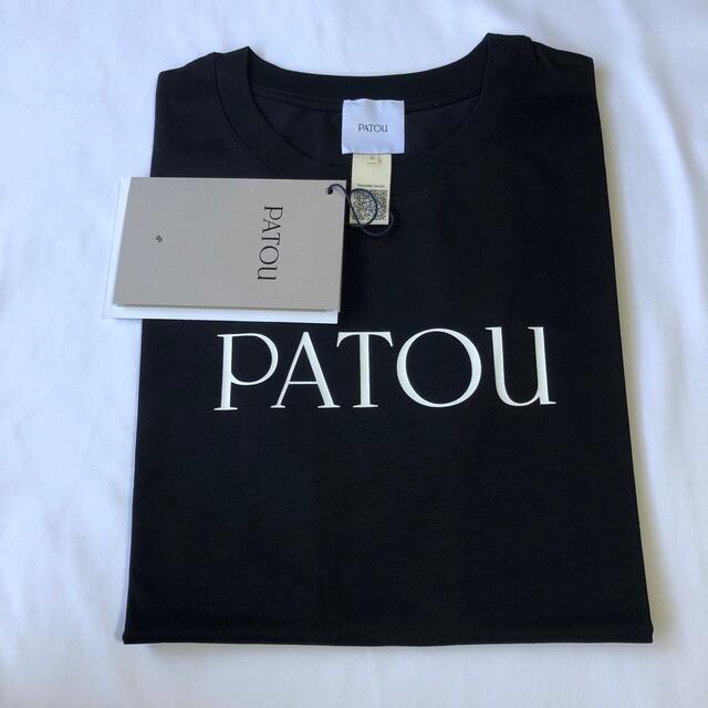 新品未着用 黒S PATOU オーガニックコットン パトゥロゴTシャツ