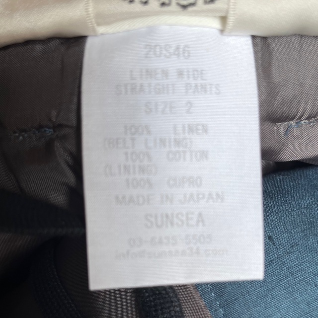 sunsea リネンパンツ | casaronald.org.mx