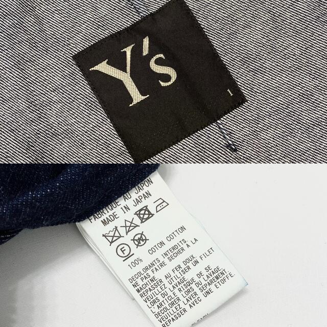 Y's 21SS 10oz DENIM U-NO COLLAR C 紺 1