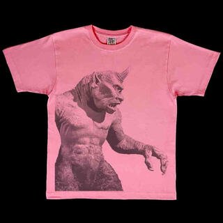 新品 ビッグプリント シンバッド七回目の航海 怪物サイクロプス ピンク Tシャツ(Tシャツ/カットソー(半袖/袖なし))