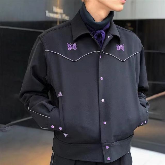 Needles カウボーイジャケット Black×Purple smcint.com