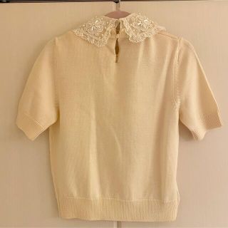 miumiu - miumiu ビジュー襟付きニットの通販 by 🍑|ミュウミュウなら