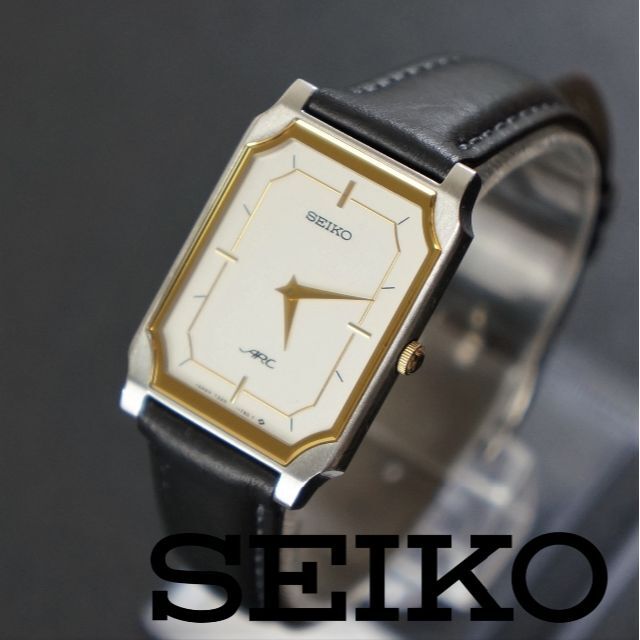 SEIKO(セイコー)の【稼働美品】SEIKO アーク　アンティーク腕時計　ベルト新品　電池交換済 レディースのファッション小物(腕時計)の商品写真