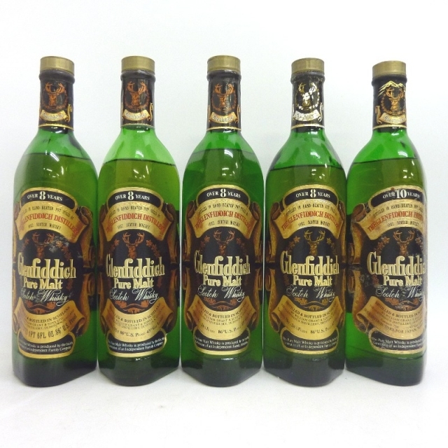 未開封★Glenfiddich【グレンフィディック】 5本セット 750ml 箱なし