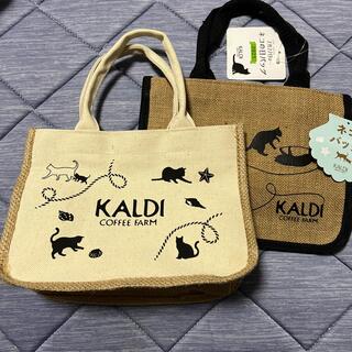 カルディ(KALDI)の新品　カルディ　　猫の日　　バック2個のみ(トートバッグ)
