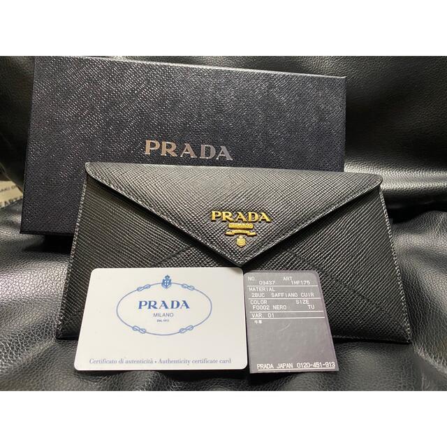 PRADA レター型 長財布　ギャランディカード有り