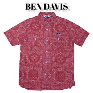 ベンデイビス(BEN DAVIS)のBEN DAVIS ペイズリー柄 半袖ボタンシャツ ベンデイビス バンダナ柄(シャツ)
