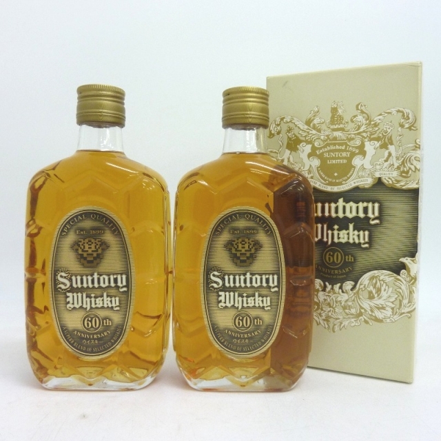 ★大阪府配送限定 未開封★サントリーSuntory【サントリー】 特角 10年 角瓶発売60周年記念 2本セット 360ml 箱付