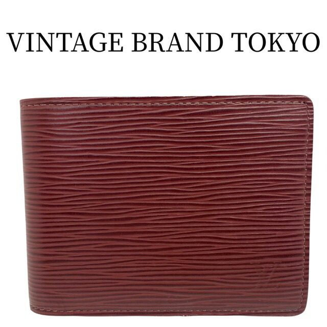 LOUIS VUITTON ルイヴィトン 二つ折り財布 エピ ポルトフォイユ