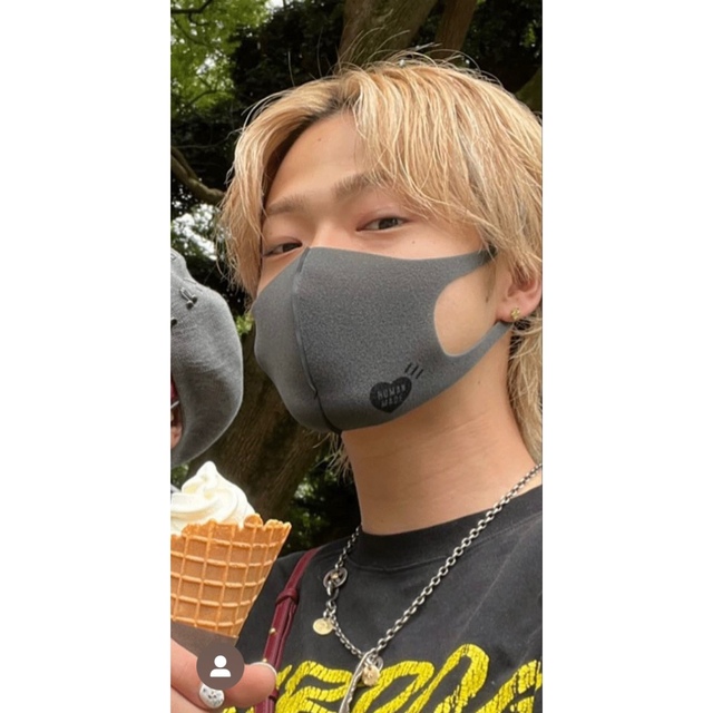 在庫一掃売り切りセール HUMAN MADE ダークグレー PITTA MASK tdh