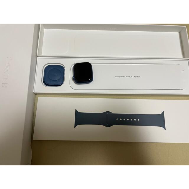 Apple Watch(アップルウォッチ)のAPPLE WATCH 7 GPSモデル BLAL MKN13J/A スマホ/家電/カメラのスマートフォン/携帯電話(その他)の商品写真