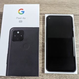 グーグルピクセル(Google Pixel)のGoogle Pixel 4a (5G) JUST BLACK 125GB(スマートフォン本体)