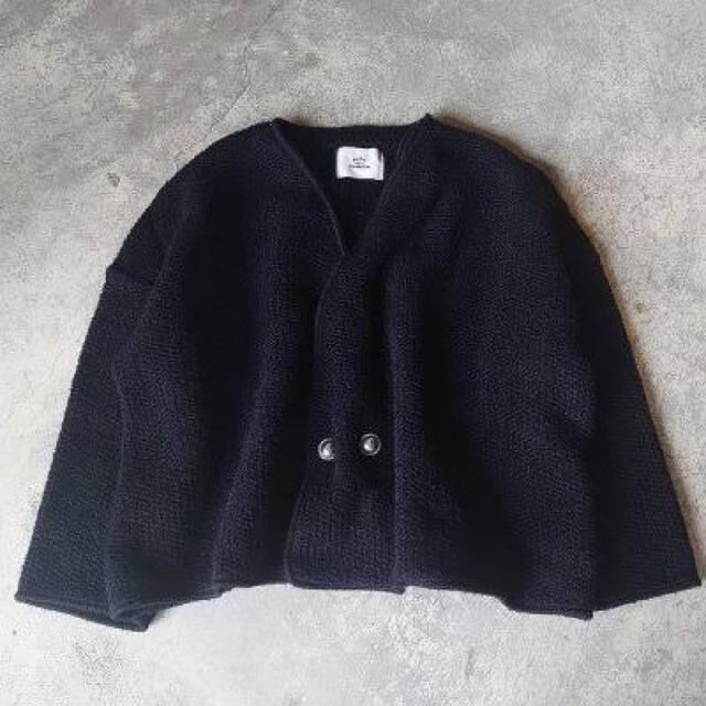 COMOLI(コモリ)のoutil "CARDIGAN MOVAL " black size:1 メンズのトップス(カーディガン)の商品写真