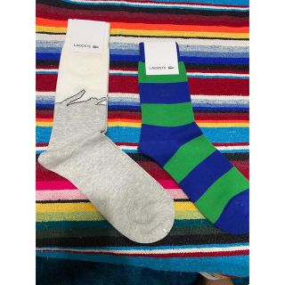 ラコステ(LACOSTE)の【新品未使用】ラコステ　靴下　25〜27cm 2点セット(ソックス)