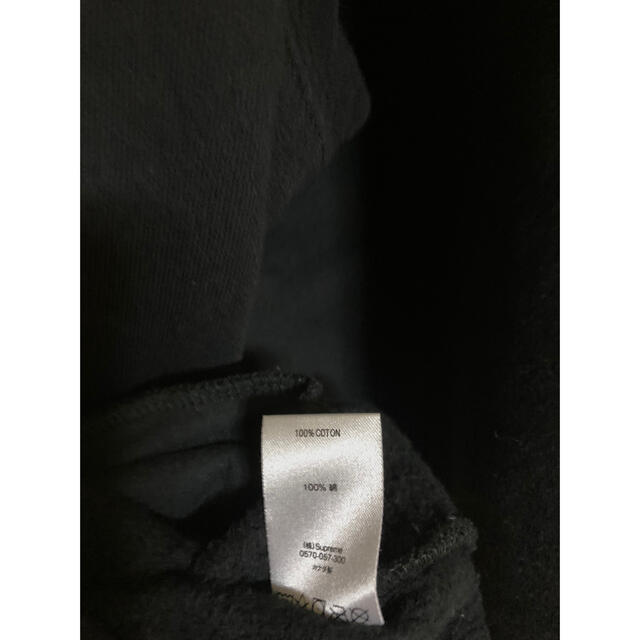 Supreme(シュプリーム)の SUPREME Corner Label Hooded Sweatshirt黒 メンズのトップス(パーカー)の商品写真