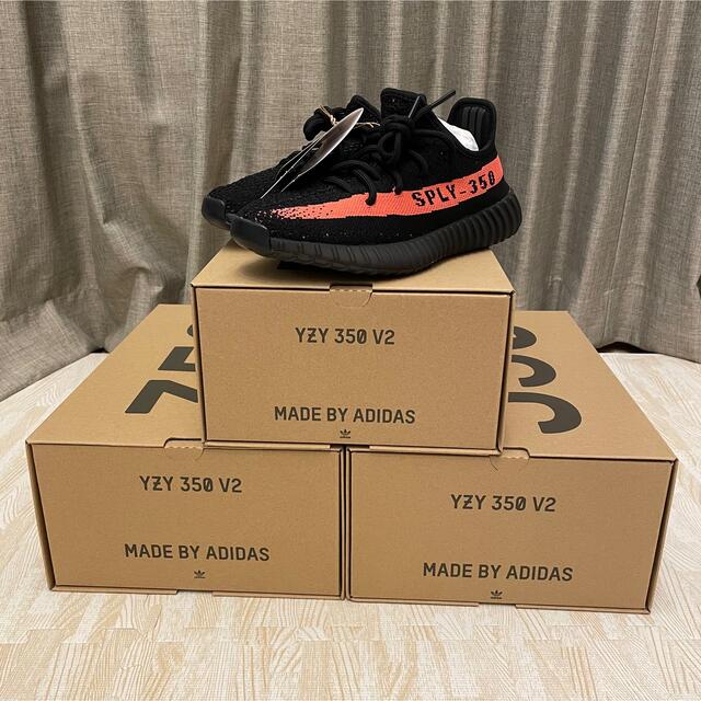 adidas(アディダス)のAdidas Yeezy 350 V2 Core Black Red 24.0㌢ レディースの靴/シューズ(スニーカー)の商品写真